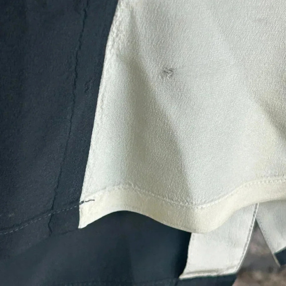 IB Diffusion Vintage 80s Colorblock 100% Silk BlouseSize 20W - Picture 3 of 9